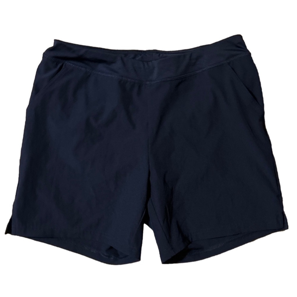 Lands' End Kids Swim Shorts - Navy Blue